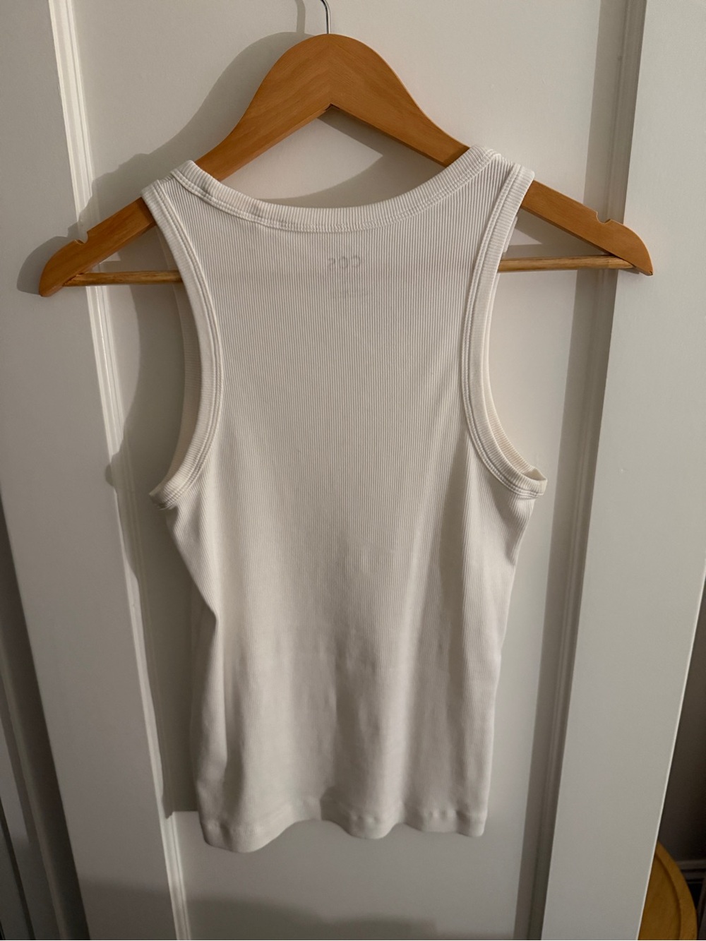 COS White Ribbed Tank Top - Picture 2 of 2
